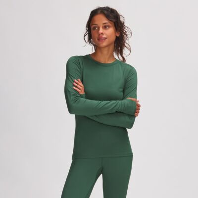 

Легкий базовый слой Stoic Poly Crew — женский треккинговый зеленый, Trekking green, Stoic