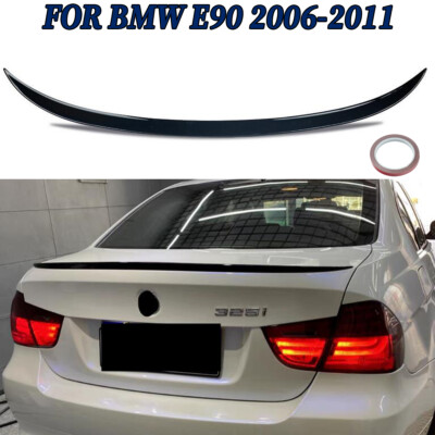 M3 Style Gloss Black Trunk Spoiler Wing Fit For BMW 3 Series Sedan E90 2006-2011