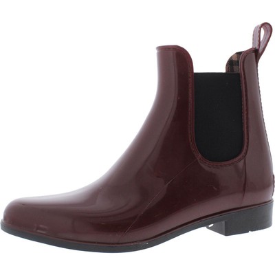 Женские лакированные ботильоны-ботильоны Nine West Womens Chkyalata красного цвета, 7 средних размеров (B,M) BHFO 5009