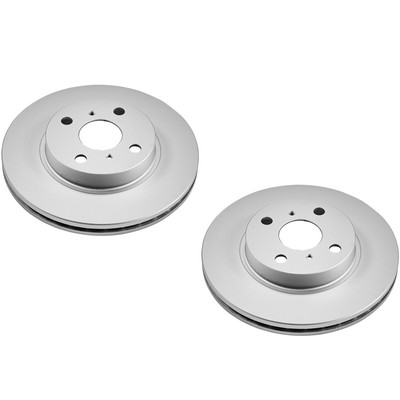 SET-P15JBR741EVC-2 Powerstop 2-Wheel Set Brake Discs Front  for Chevy Prius Geo