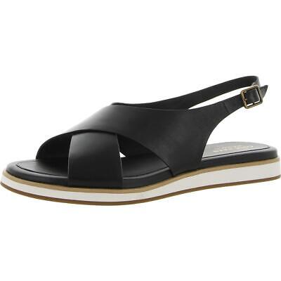 

Cole Haan Womens Mira Crossband Сандалии из искусственной кожи с ремешком на пятке Обувь BHFO 4878, Black leather, Mira Crossband