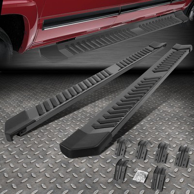 ДЛЯ КАБИНЫ ЭКИПАЖА 99-16 F250-F550 SD 6 БОКОВЫХ ПОДНОЖЕК ИЗ ЧЕРНОГО АЛЮМИНИЯ