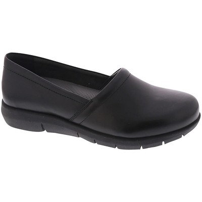 Женские мокасины Adora 2.0 из черной кожи SoftWalk, очень широкие (E+, WW) BHFO 6621