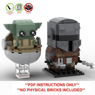 lego the mandalorian brickheadz
