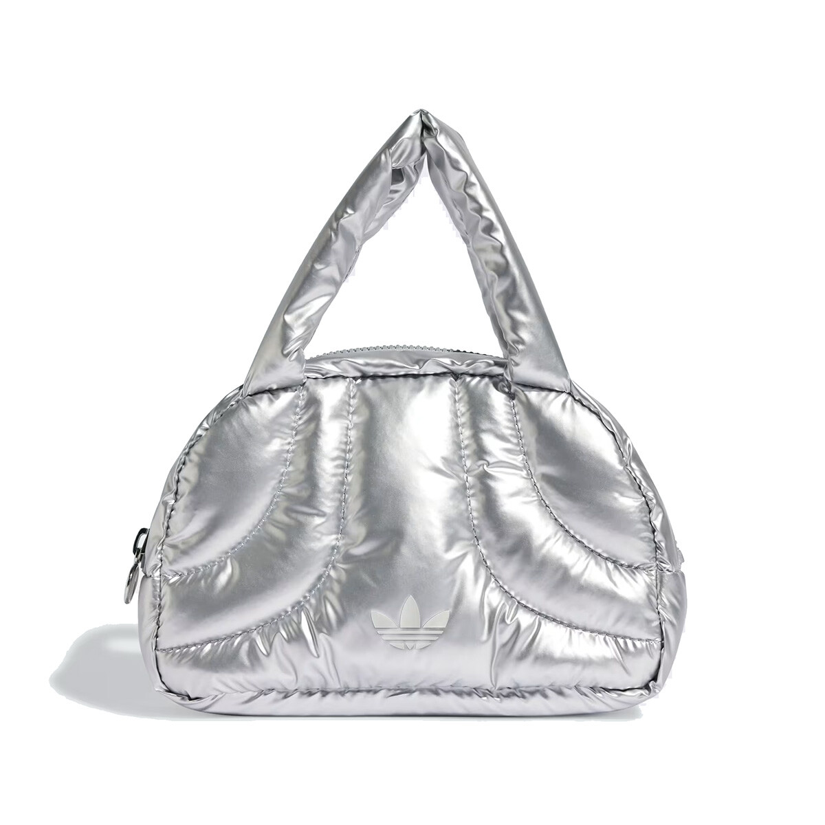New Adidas Original METALIC MINI BOWLING BAG JD1337 SILVER