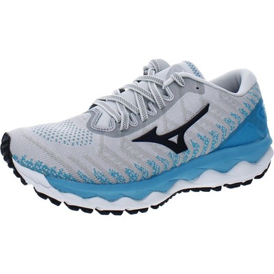 Mizuno Womens Wave Sky 4 Waveknit Фитнес Кроссовки Кроссовки BHFO 3917