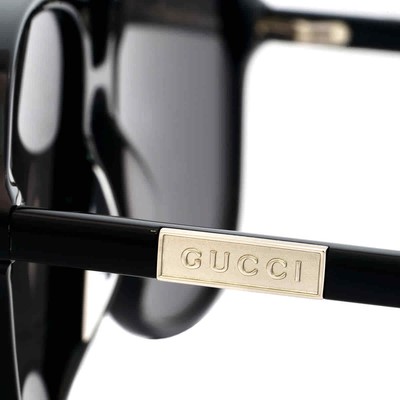Pre-owned Gucci Grey Navigator Men's Sunglasses Gg1156s 001 57 Gg1156s 001 57 In Gray