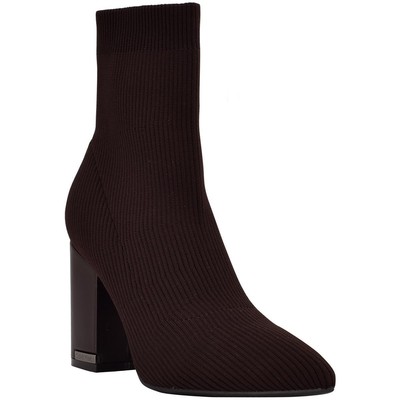 Calvin Klein Womens Mirela Pointed Toe Flexible Pull On Ankle Boots BHFO 5633