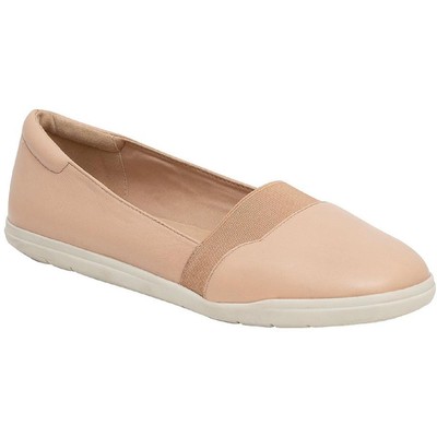 Easy Spirit Womens Bounce Tan Leather Loafers Shoes 6.5 Wide (C,D,W) BHFO 2312