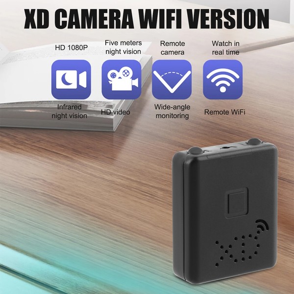 1080P Mini Spy Camera HD WiFi Hidden IP Night Vision Camcorder Home Security Cam - Image 6