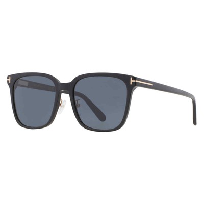 Pre-owned Tom Ford Grey Square Men's Sunglasses Ft0891-k 01a 55 Ft0891-k 01a 55 In Gray