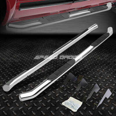 ДЛЯ 05-20 TOYOTA TACOMA EXT/ACCESS CAB ХРОМИРОВАННАЯ ПОДНОЖКА С 3-СТОРОННЕЙ ПЛАНКОЙ NERF