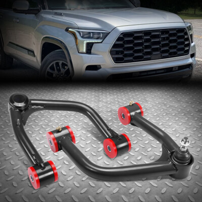 Для 07-22 Toyota Tundra Sequoia 2-4 Комплект передних верхних рычагов управления Черный