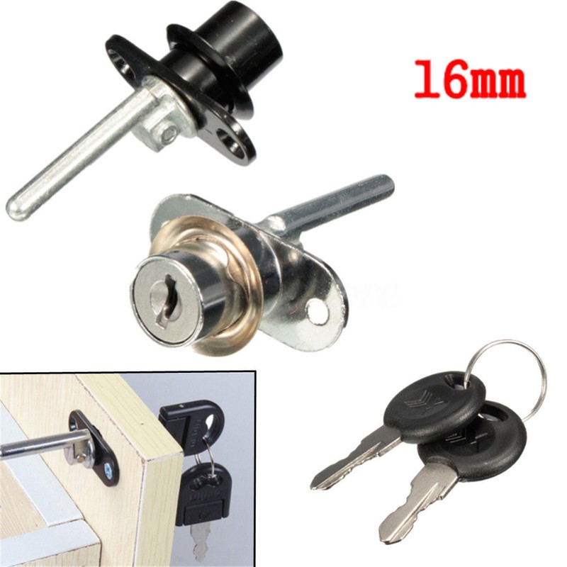 16mm Alloy Drawer Lock Door Desk File Cupboard Pedestal Locker