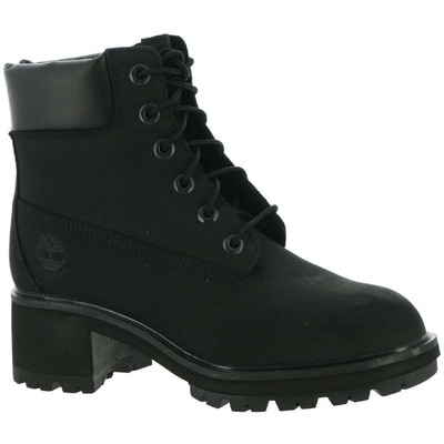 Женские ботинки Timberland Kinsley Black Combat на шнуровке 8.5 Medium (B,M) 2450