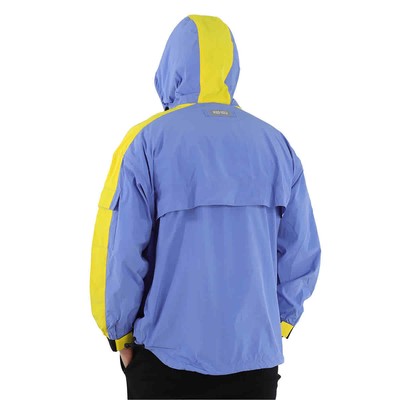 Pre-owned Kenzo Men's Colourblock Windbreaker In Blue