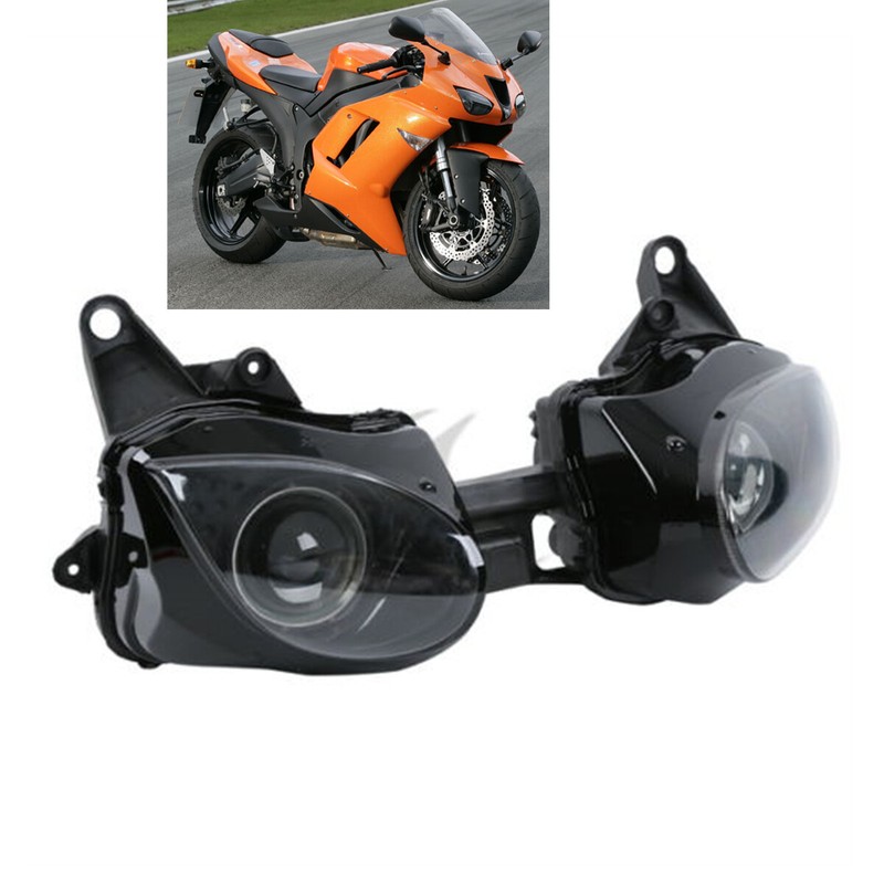 Scheinwerfer Lampe Assembly Fit For Kawasaki Ninja ZX6R 2007