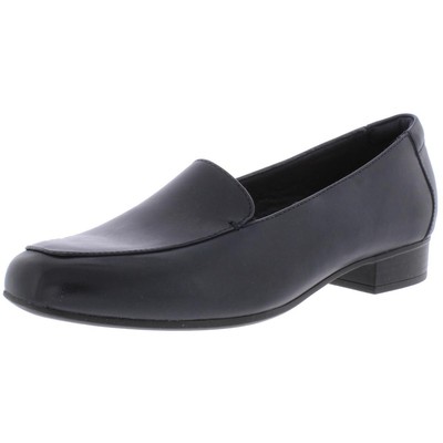 

Женские темно-синие кожаные лоферы Clarks Juliet Lora 10 Narrow (AA,N) BHFO 4503, Navy leather, Juliet Lora