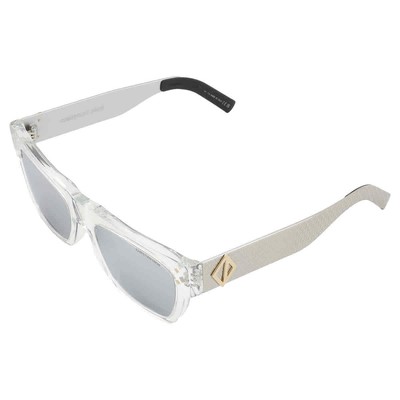 Pre-owned Dior Smoke Mirror Square Men's Sunglasses Cd Diamond S8i 88a4 Dm40139i 27a 54 In Gray