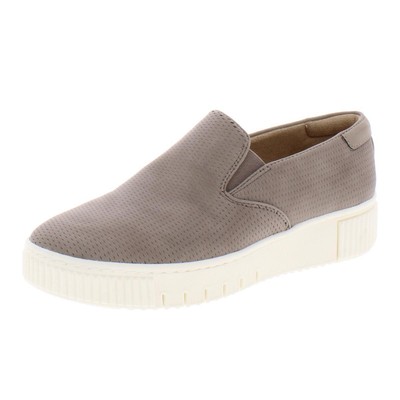 SOUL Naturalizer Womens Tia Taupe Slip-On Sneakers  7.5 Wide (C,D,W) BHFO 6740