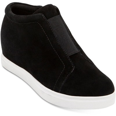 

Черные высокие кеды Aqua College Womens Glady 7.5 Medium (B,M) BHFO 7693, Black suede