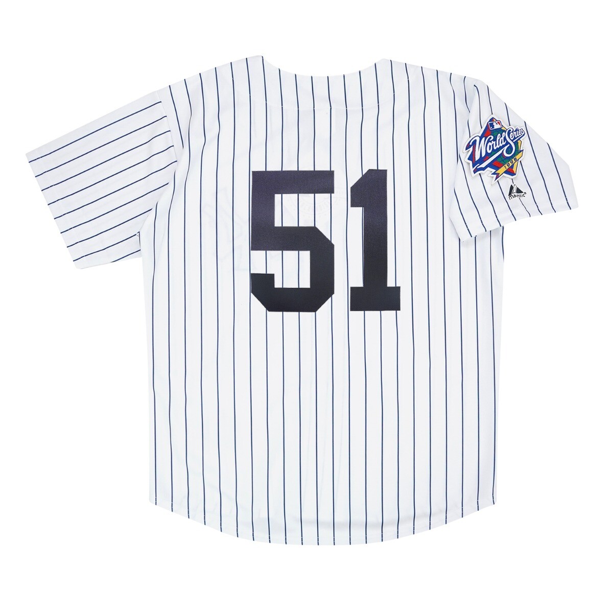 Bernie Williams 1998 New York Yankees World Series Home White