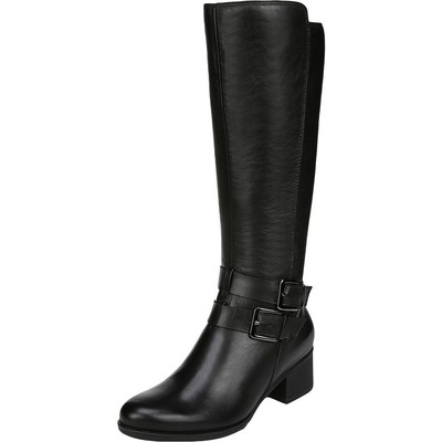 Женские сапоги до середины икры Naturalizer Womens Dale Leather для верховой езды на широкой подошве BHFO 5681