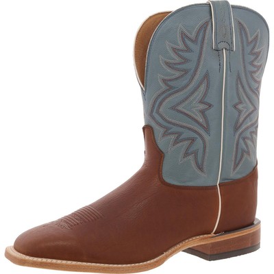 Мужские ковбойские ботинки Tony Lama Bison Brown в стиле вестерн шириной 12 см (E) BHFO 3296