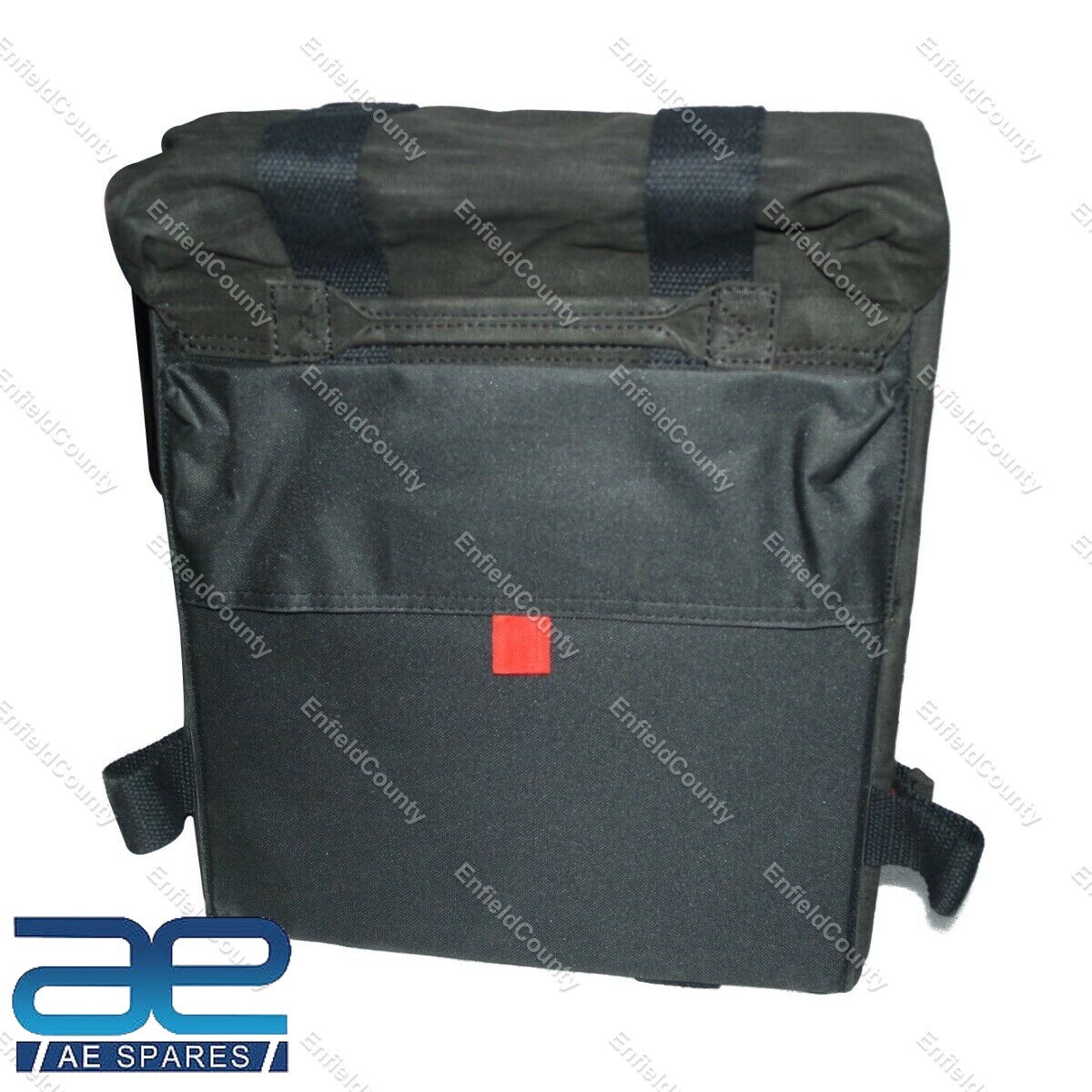 For Royal Enfield Classic 350 500 Military Pannier Set With Black Bags & Fitting 