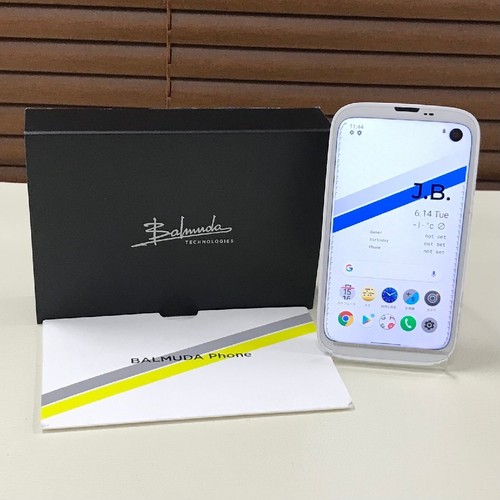 BALMUDA Phone 5G A101BM White Color SoftBank version SIM free