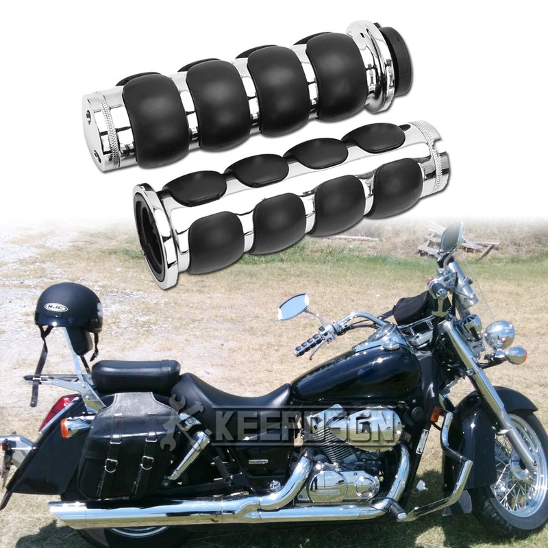 1" Handle Bar Hand Grips For Harley Touring Electra Glide Ultra Classic FLHTC US