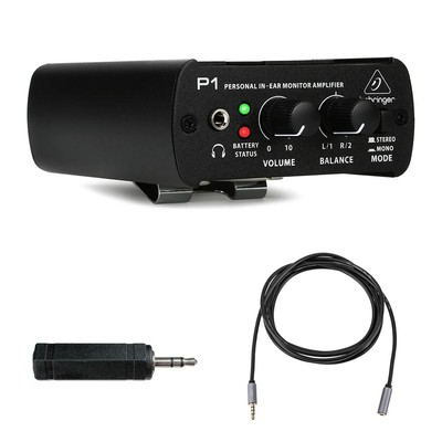 Персональный усилитель для внутриканального монитора Behringer Powerplay P1 с аудиоадаптером GMP-386