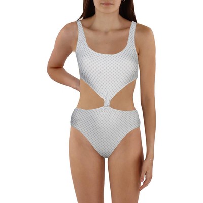 Женский цельный трикотажный купальник Bailey White, однотонный и в полоску, XL BHFO 4985