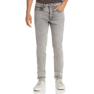 

Rag - Bone Mens Fit 1 Серые очень узкие прямые джинсы с низкой посадкой  BHFO 9276, Broderick