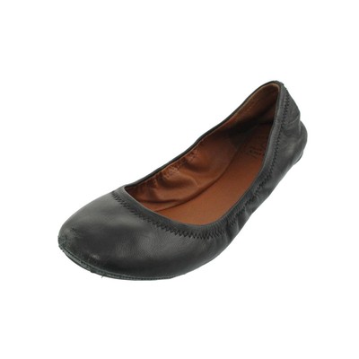 Lucky Brand Womens Emmie Black Ballet Flats Shoes 7 Medium (B,M) BHFO 7817