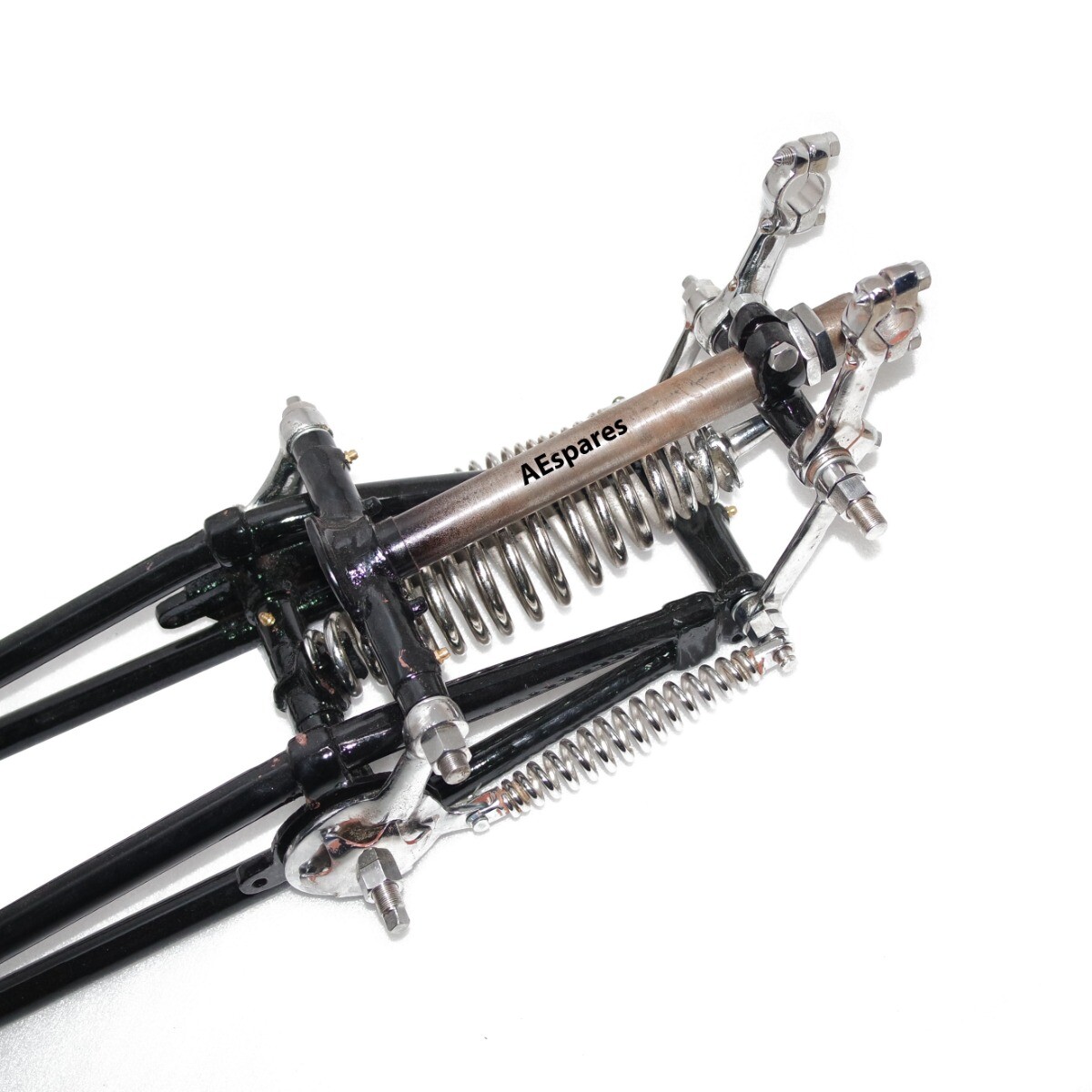  Ariel Red Hunter Springer Girder Fork Assembly Chrome Black painted 