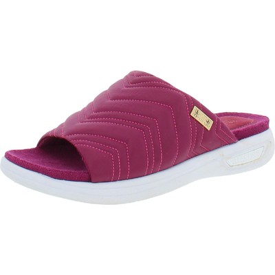 

Kenneth Cole Reaction Womens Four Pink Slide Sandals 8 Medium (B,M) BHFO 7563, Пурпурный