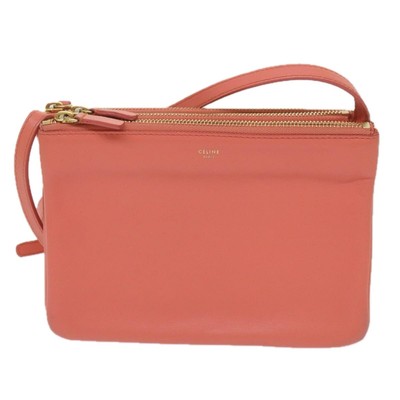 Céline Pink Leather Shoulder Bag Authentic