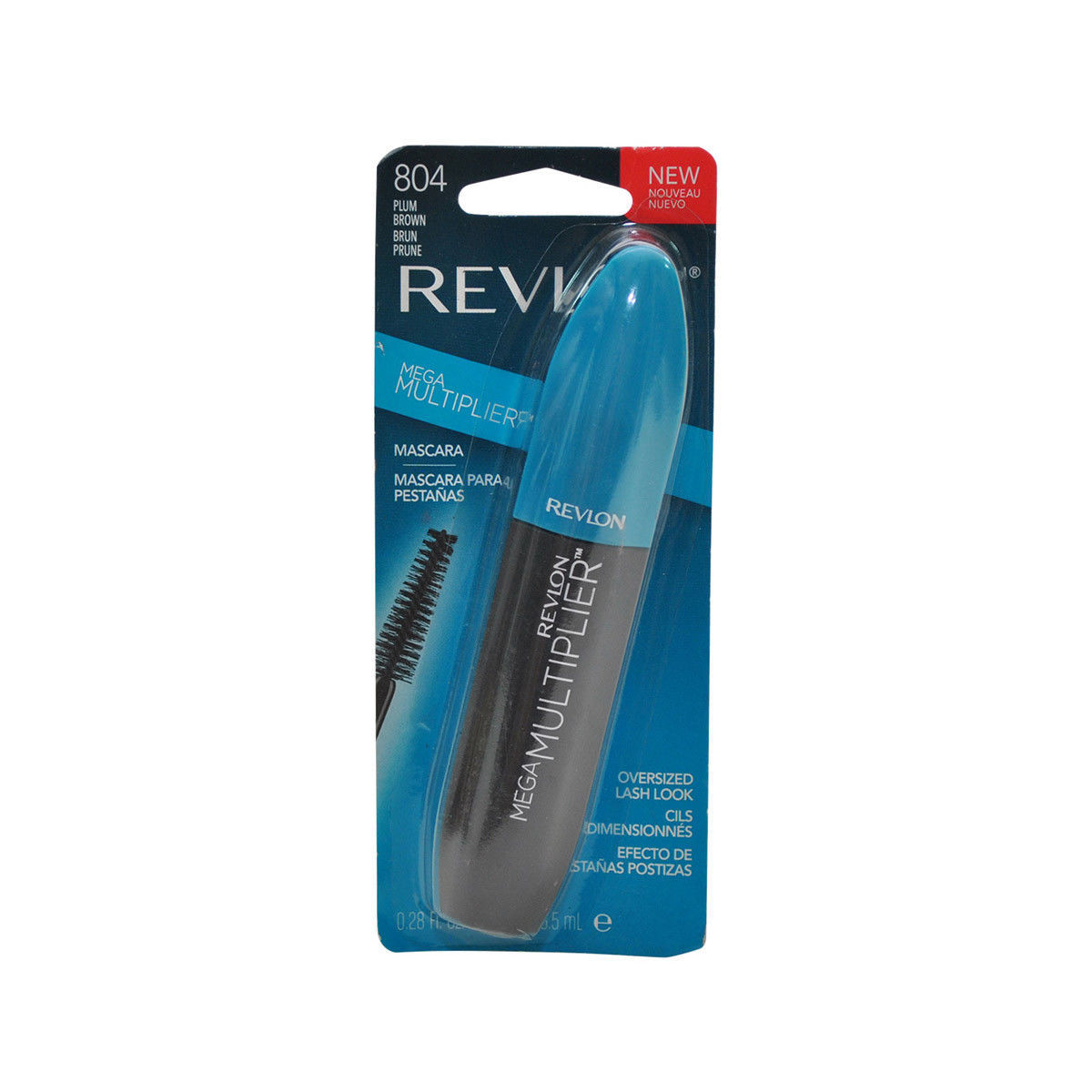 Revlon Mega Multiplier Mascara 801 Blackest Black Lot Of 2 Oversized Lash Look