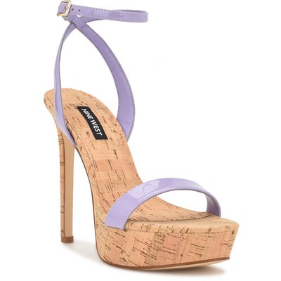 Нарядные босоножки-лодочки с круглым носком и ремешком на щиколотке Nine West Womens GRACEY 3 BHFO 2186