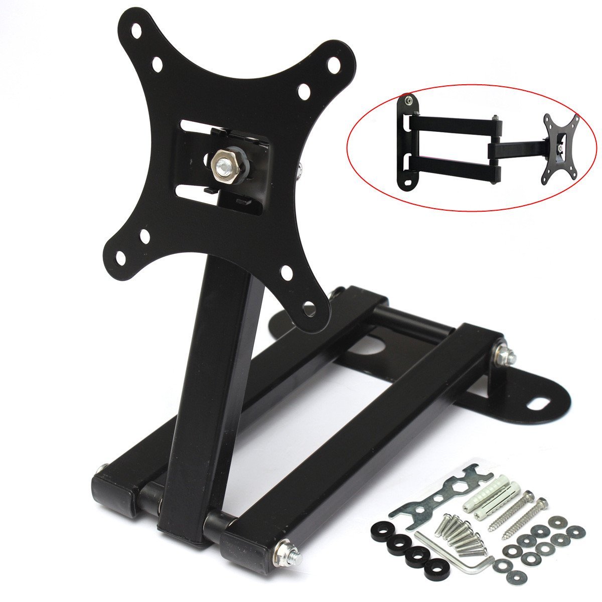 Staffa Porta Tv Monitor Con Braccio Da 10 A 26 Pollici linq