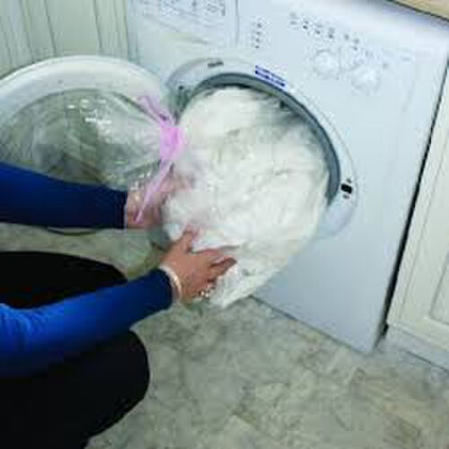 Water Soluble Laundry Bag, Medegen 1-344 Melt-A-Way Heavy Duty 1mil Clear (100)