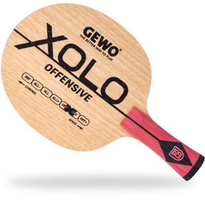 Gewo Xolo Offensive / Tischtennisholz / NEU / zum Sonderpreis