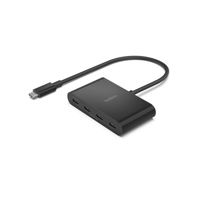 Belkin 10Gbps USB-C to 4-Port USB-C Hub, Black #AVC018BTBK