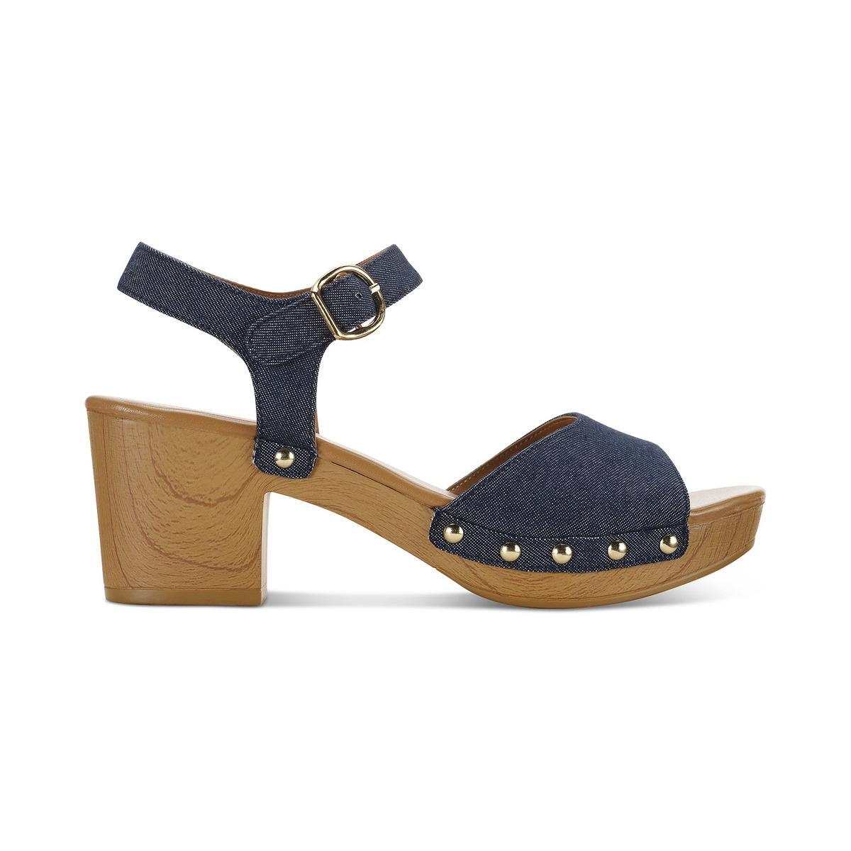 

Темно-синие босоножки на каблуке Women Style - Co. Anndreas, размер 8,5, Синий