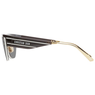 Pre-owned Dior Grey Shield Ladies Sunglasses Club M3u 45a0 99 Club M3u 45a0 99 In Gray