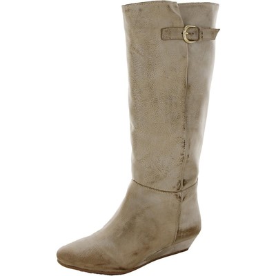 

Женские кожаные ботинки на танкетке с пряжкой Steven By Steve Madden Intyce BHFO 7802, Ivory leather, Intyce