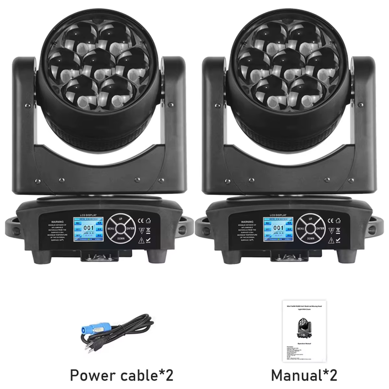 Moving Head Light 7*40W RGBW 4 in 1 LED Beam Wash Zoom Effect Stage Lighting Spo