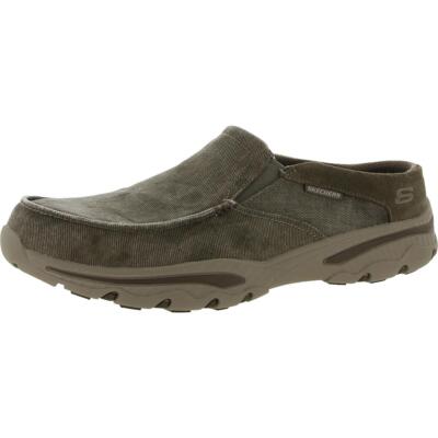 

Мужские слипоны Skechers Taupe Canvas Active 10 Extra Wide (EE) BHFO 3513, Khaki
