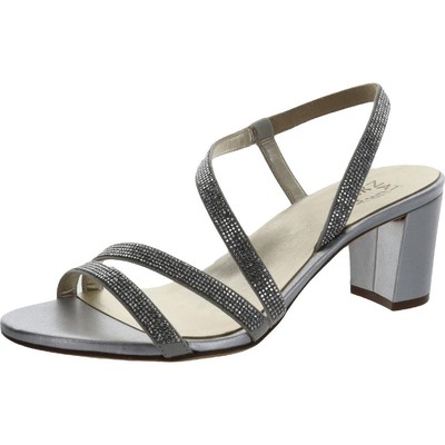 Вечерние босоножки Naturalizer Womens Vanessa 2 серебристого цвета, средний размер 4,5 (B,M) BHFO 7209